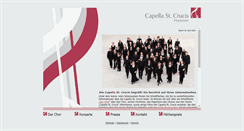 Desktop Screenshot of capella-st-crucis.de