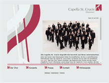 Tablet Screenshot of capella-st-crucis.de